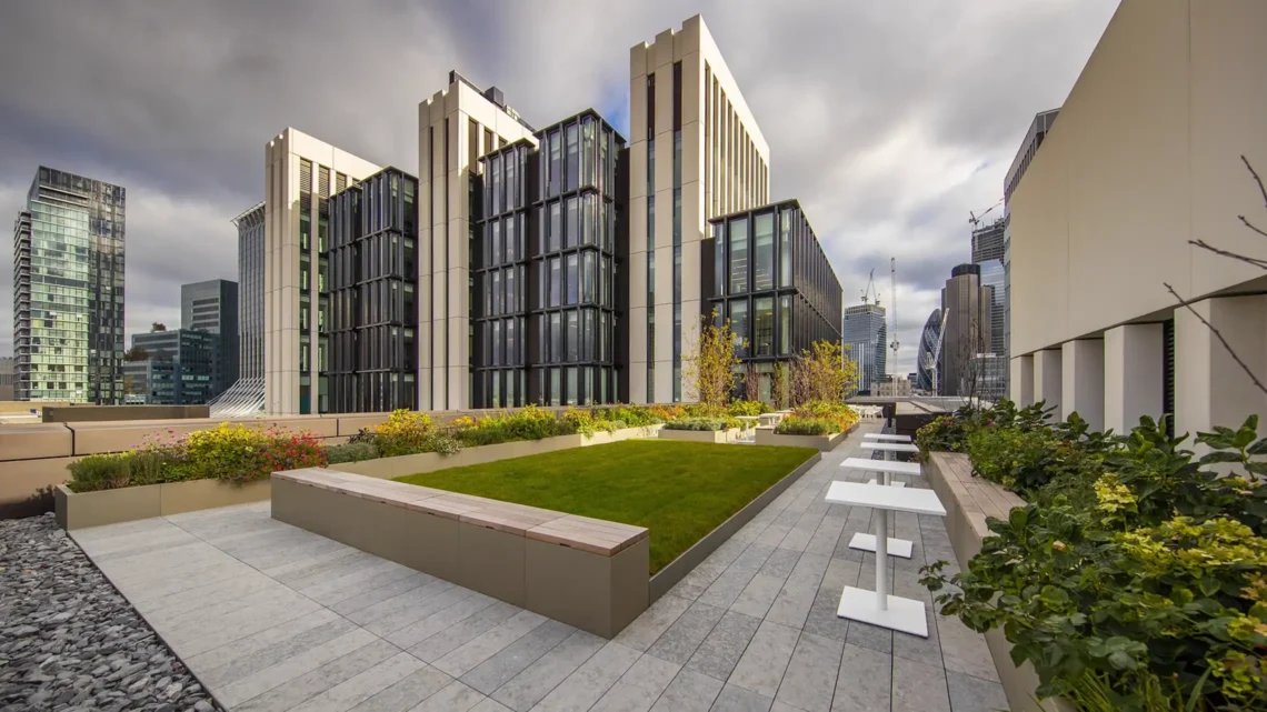 Schroders HQ in London, showcasing the organisation’s focus on innovative digital wealth management and sustainable practices.