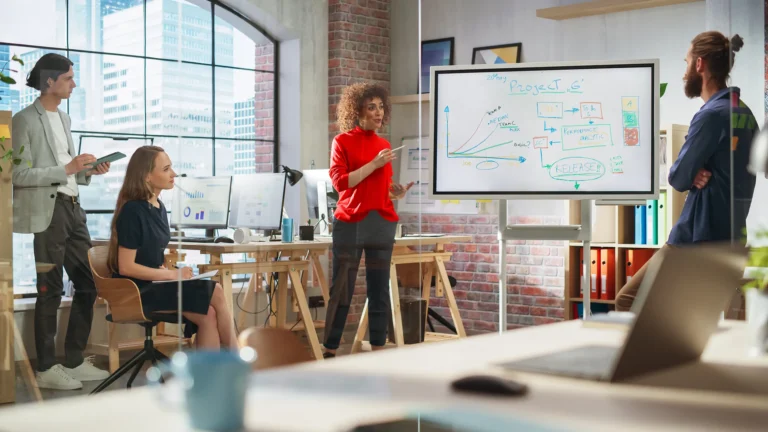 Agile sprint planning session with cross-functional team for Vodafone Ecommerce.